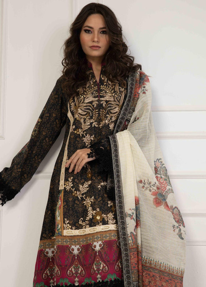Shamaeel Ansari Embroidered Lawn Suits Unstitched 3 Piece SHA23E LV113 - Summer Collection