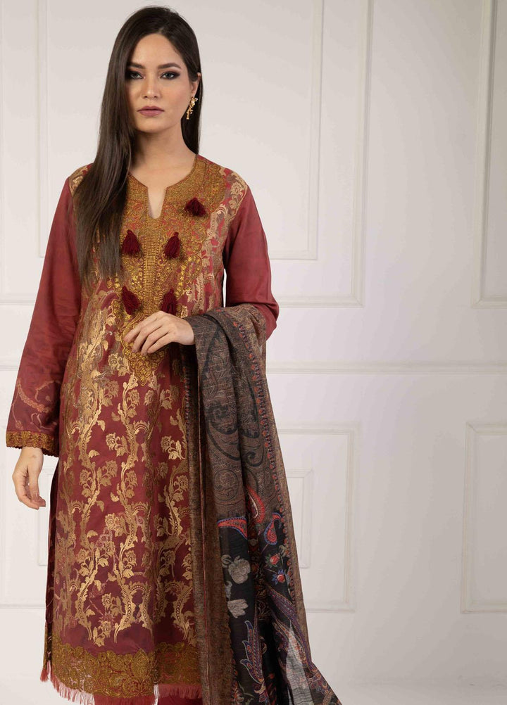 Shamaeel Ansari Embroidered Lawn Suits Unstitched 3 Piece SHA23E LV115 - Summer Collection