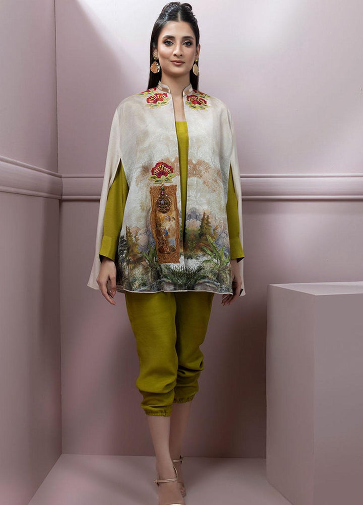 Shamaeel Ansari Pret Embroidered Silk 3 Piece Glam-08