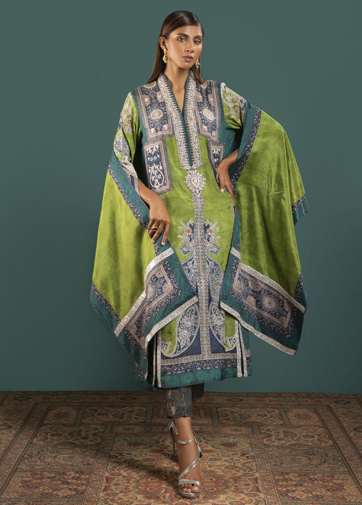 Shamaeel Ansari Luxury Pret  Silk Shirt Maha-05