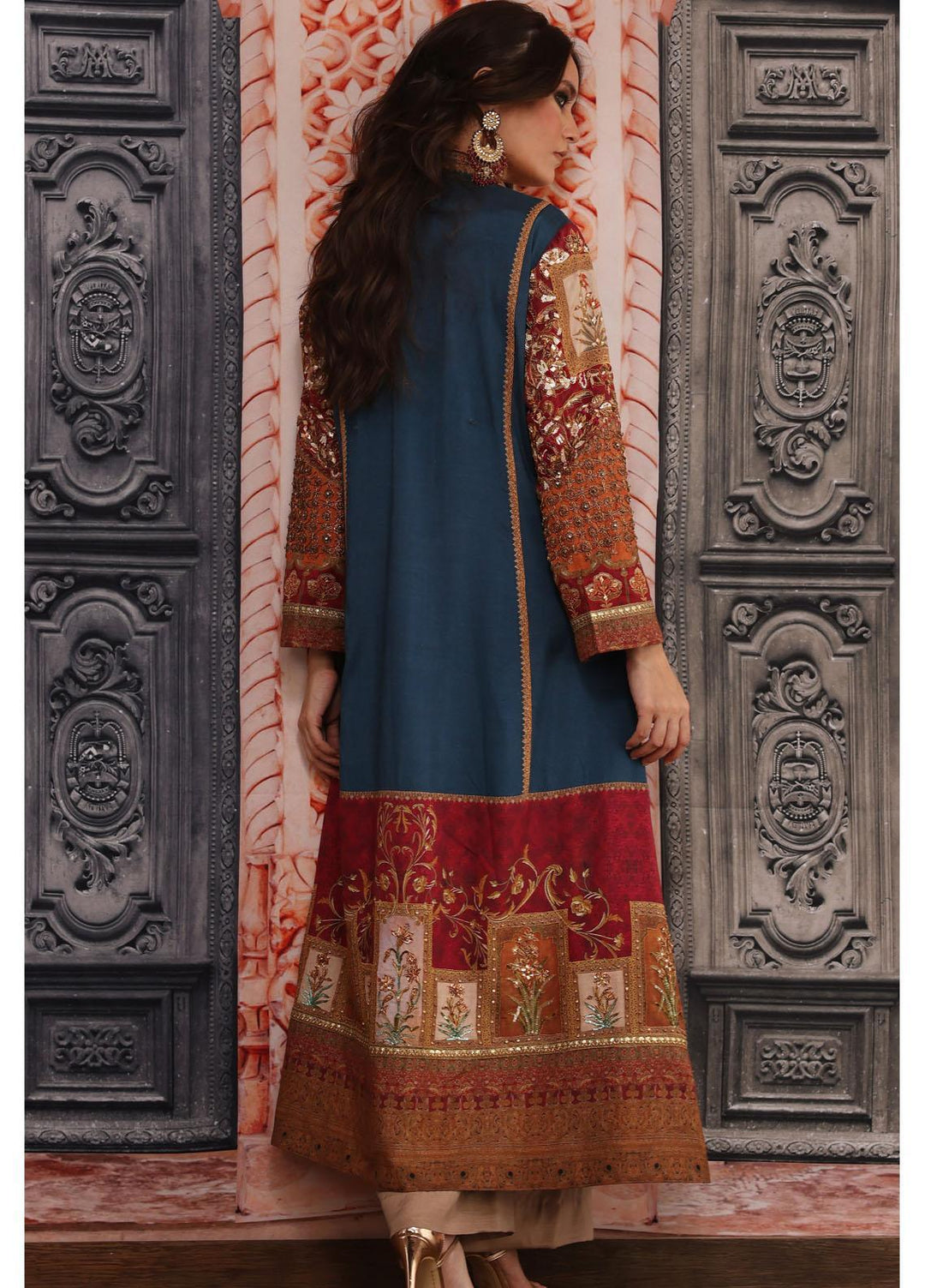 Shamaeel Ansari Luxury Pret  Silk 2 Piece Dress Majestic-01