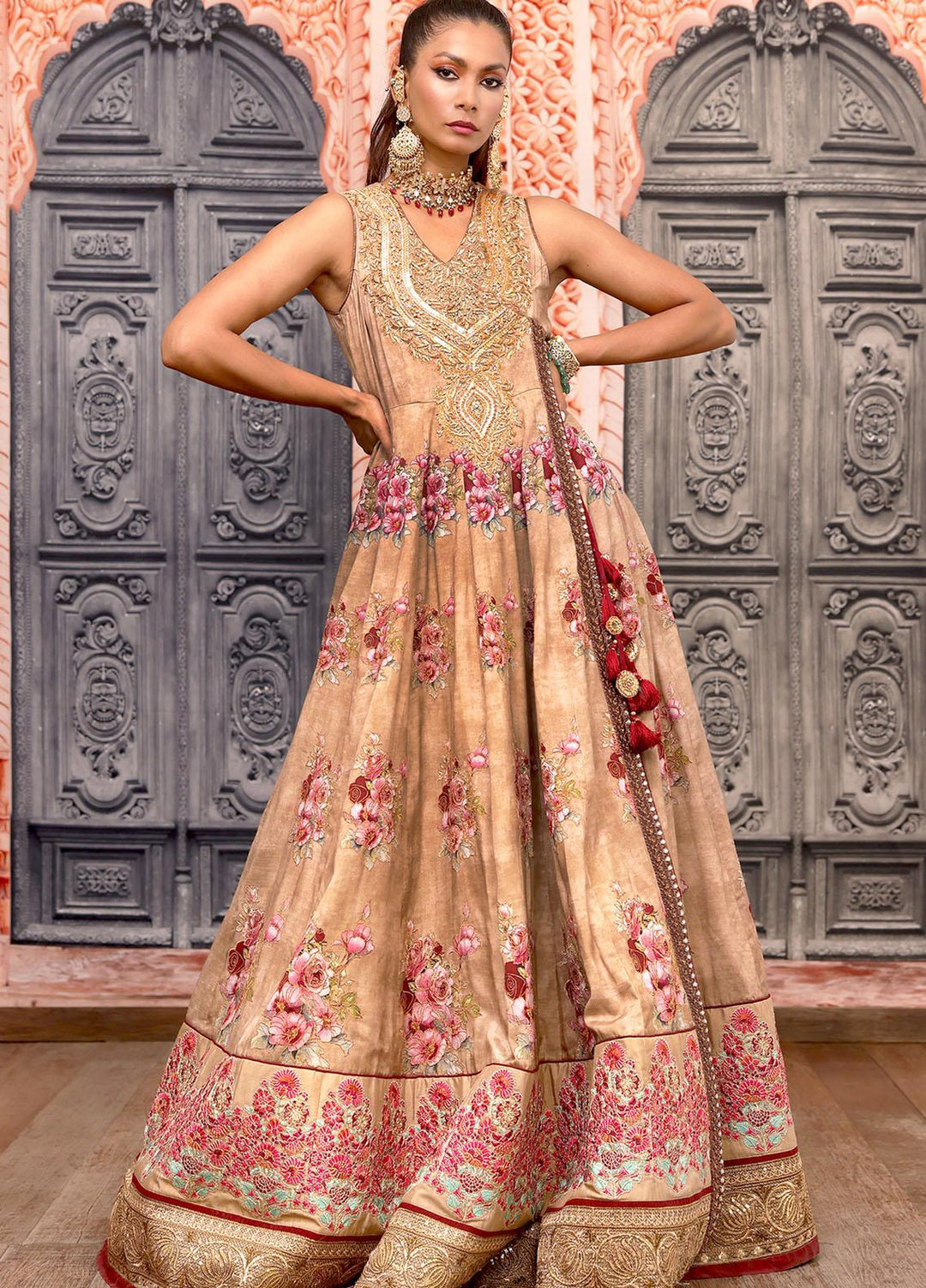 Shamaeel Ansari Luxury Pret  Silk 2 Piece Dress Majestic-03