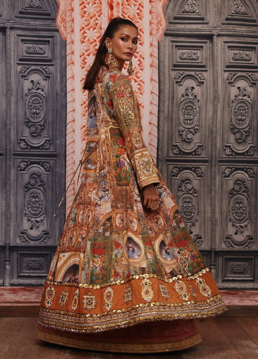 Shamaeel Ansari Luxury Pret  Silk 2 Piece Dress Majestic-04
