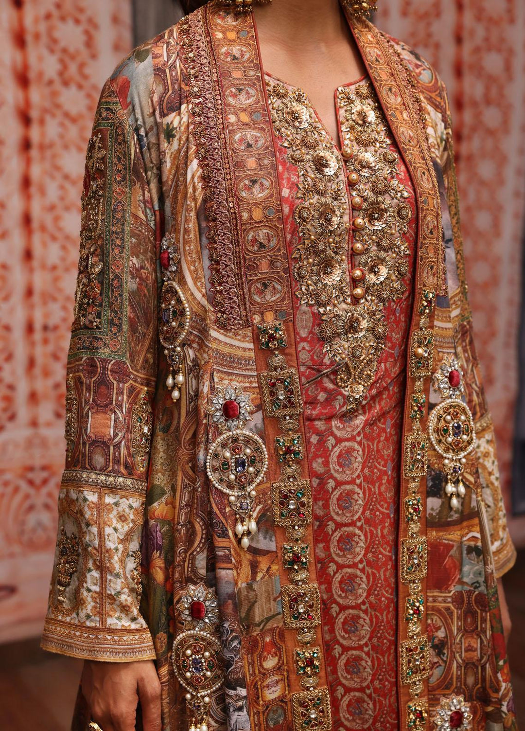 Shamaeel Ansari Luxury Pret  Silk 2 Piece Dress Majestic-04