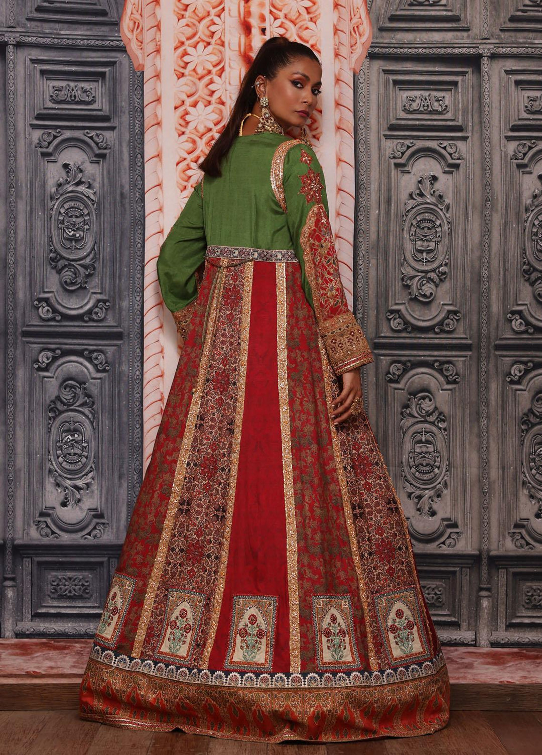 Shamaeel Ansari Luxury Pret  Silk 2 Piece Dress Majestic-05