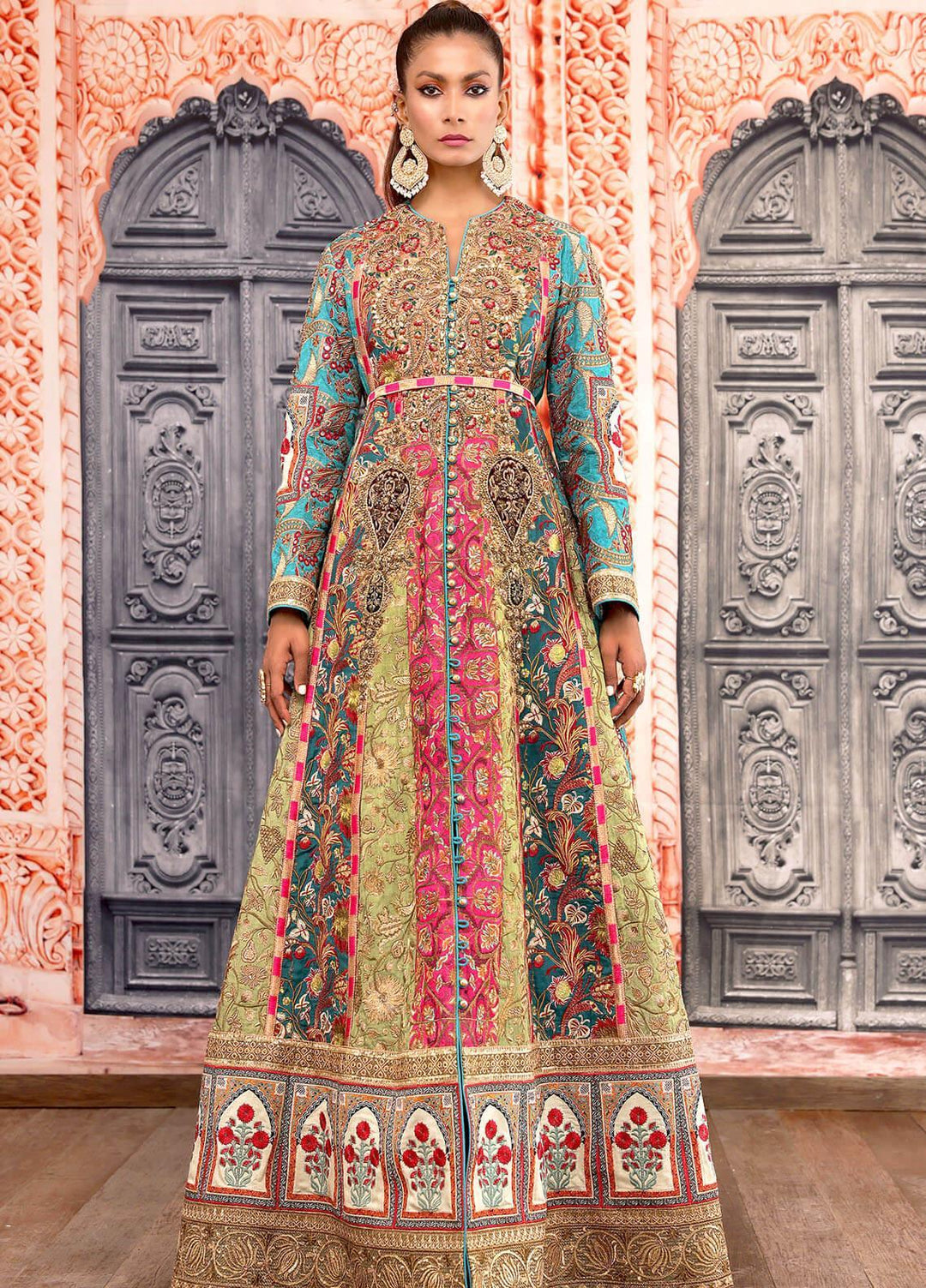 Shamaeel Ansari Luxury Pret  Silk Maxi Majestic-10