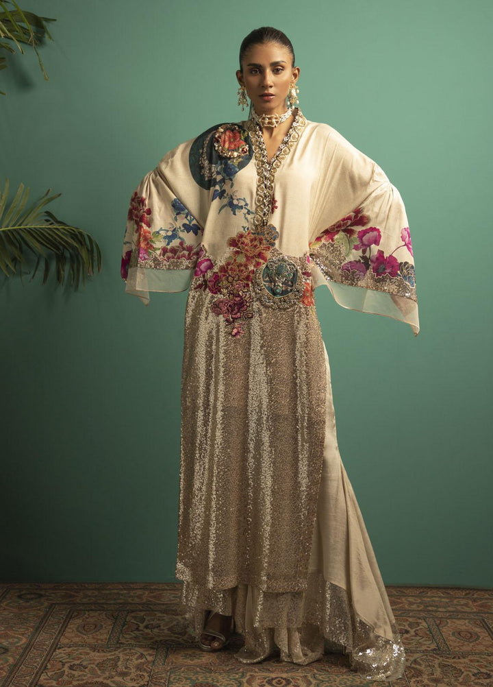 Shamaeel Ansari Luxury Pret  Silk Shirt MK-02