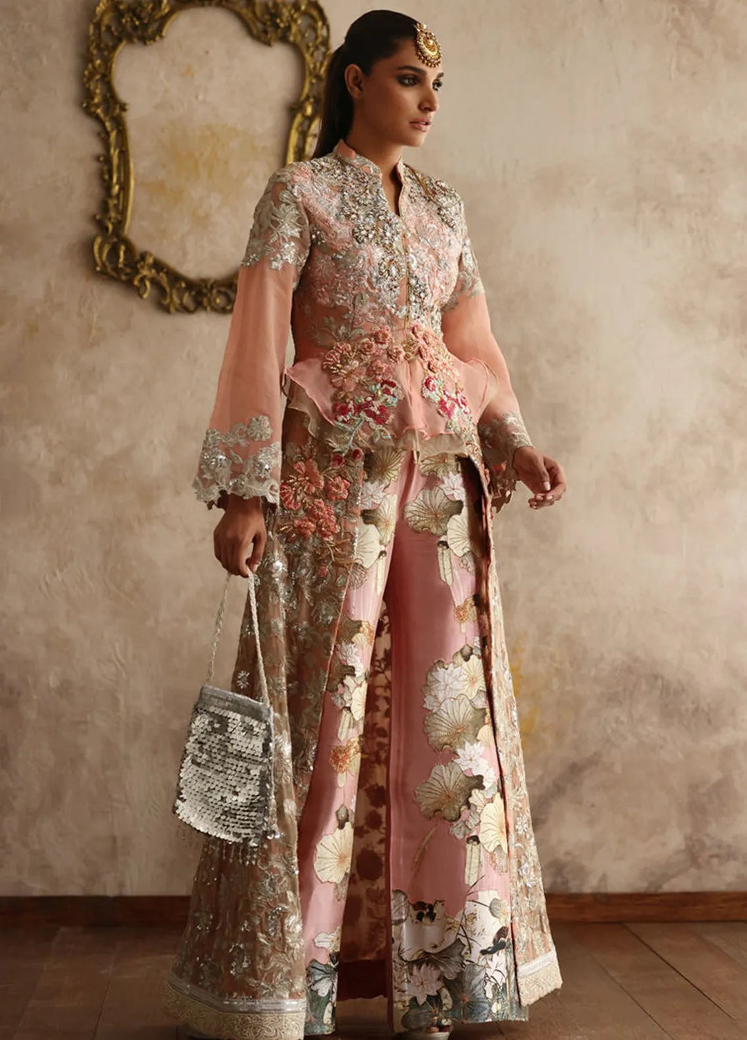 Shamaeel Ansari Pret Embroidered Chiffon 3 Piece EQ-12