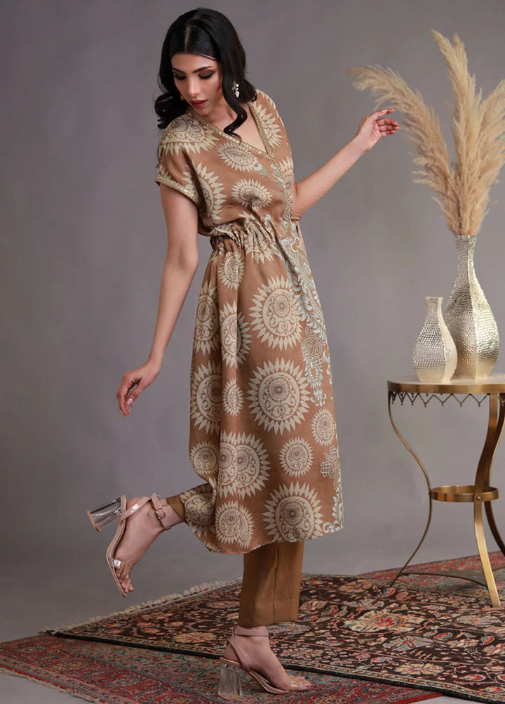 Shamaeel Ansari Pret Embroidered Khaadi Silk 2 Piece Suit WFE-04