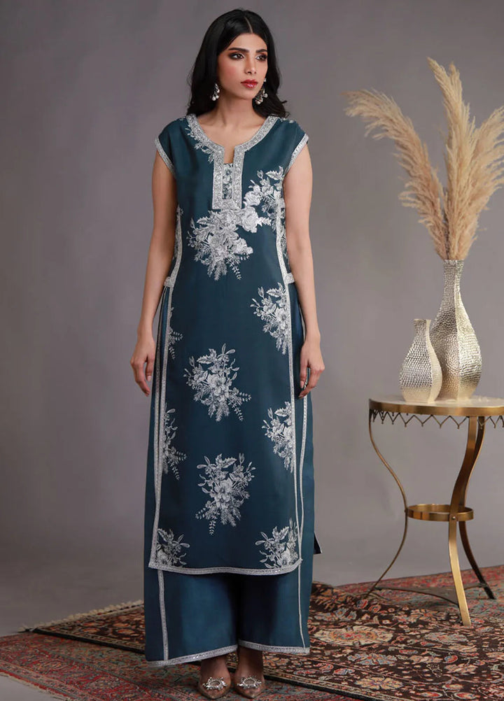 Shamaeel Ansari Pret Embroidered Khaadi Silk 2 Piece Suit WFE-05