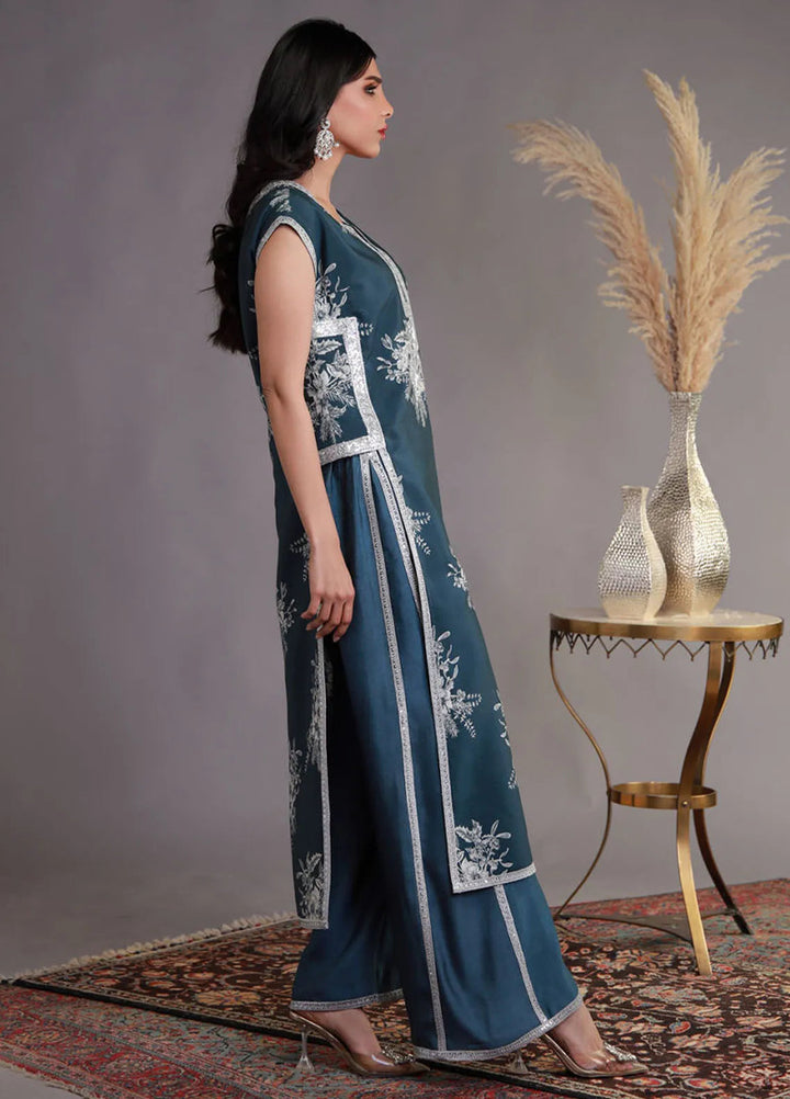 Shamaeel Ansari Pret Embroidered Khaadi Silk 2 Piece Suit WFE-05
