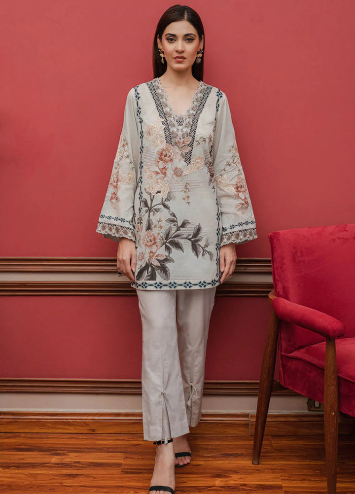 Shamaeel Ansari Pret Embroidered Lawn 2 Piece Suit LE-02