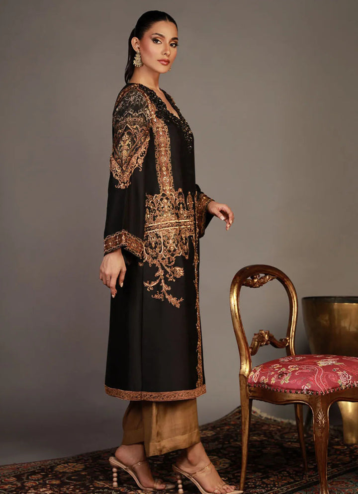 Shamaeel Ansari Pret Embroidered Sheesha Silk 2 Piece RV-07