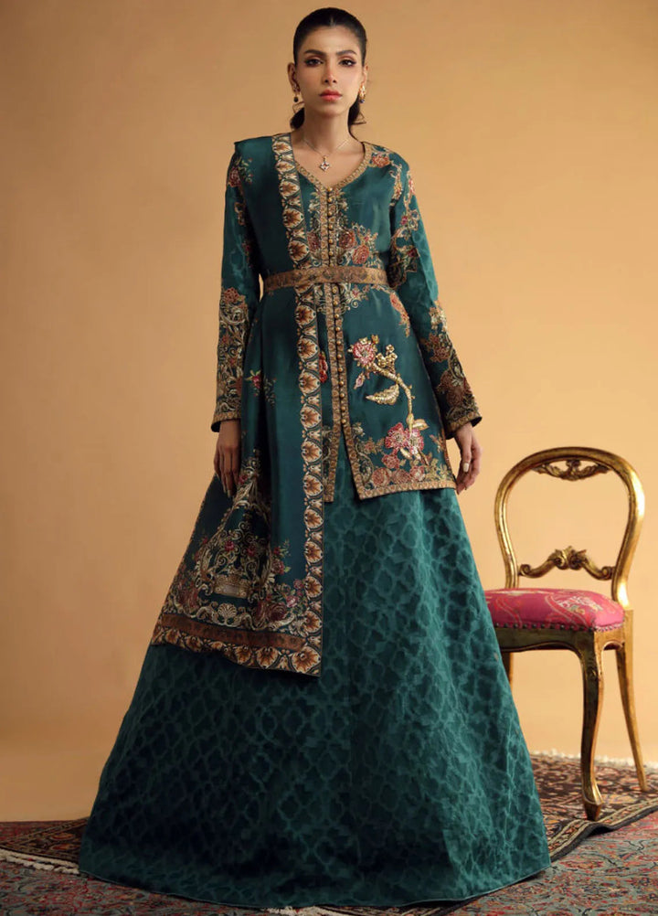 Shamaeel Ansari Pret Embroidered Sheesha Silk 3 Piece Suit DC-05