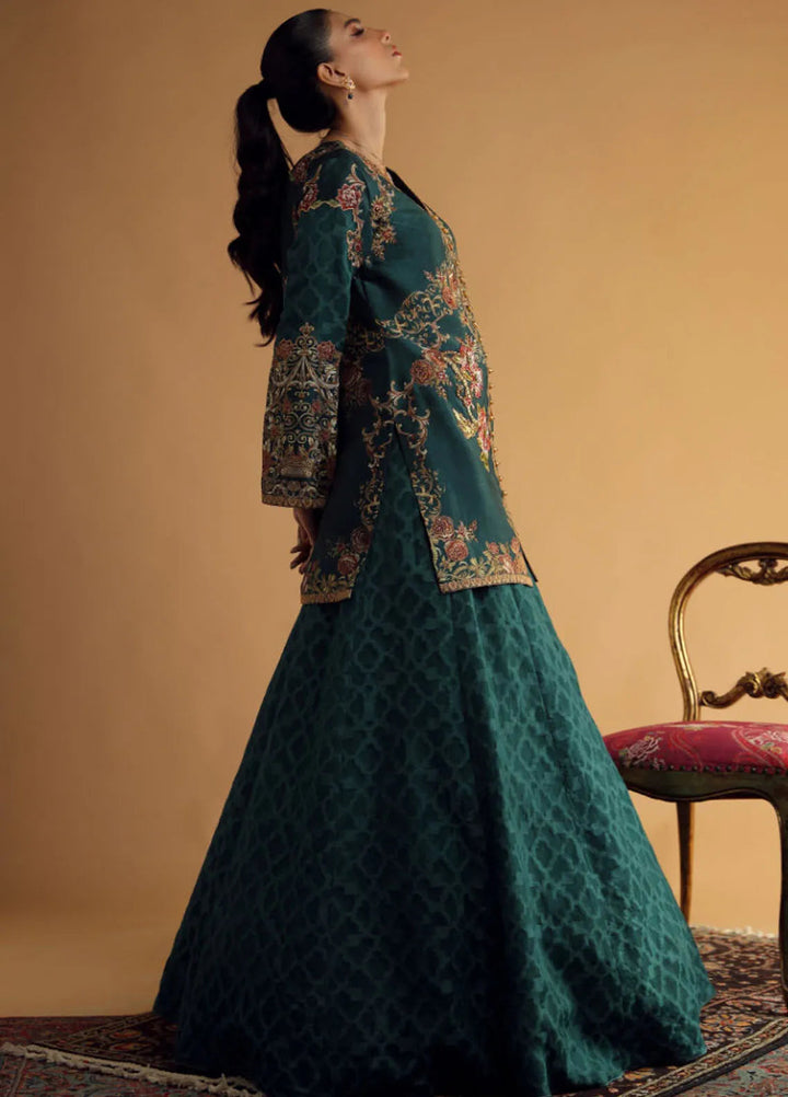 Shamaeel Ansari Pret Embroidered Sheesha Silk 3 Piece Suit DC-05