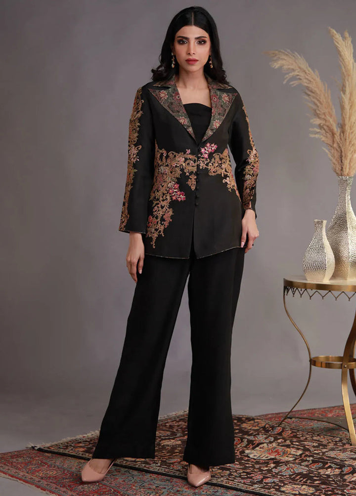 Shamaeel Ansari Pret Embroidered Sheesha Silk 3 Piece Suit WFE-06