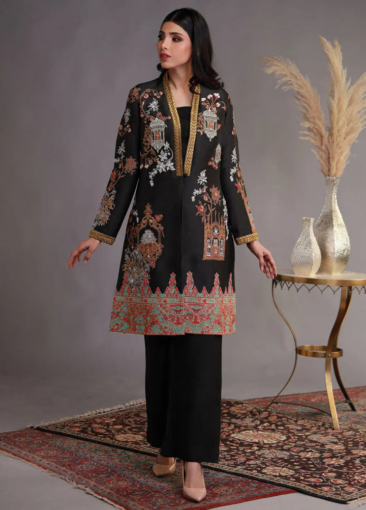 Shamaeel Ansari Pret Embroidered Sheesha Silk 3 Piece Suit WFE-10