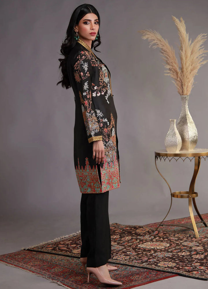 Shamaeel Ansari Pret Embroidered Sheesha Silk 3 Piece Suit WFE-10