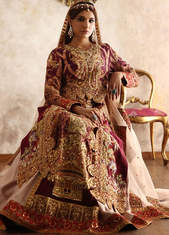 Shamaeel Ansari Pret Embroidered Silk 3 Piece EQ-02