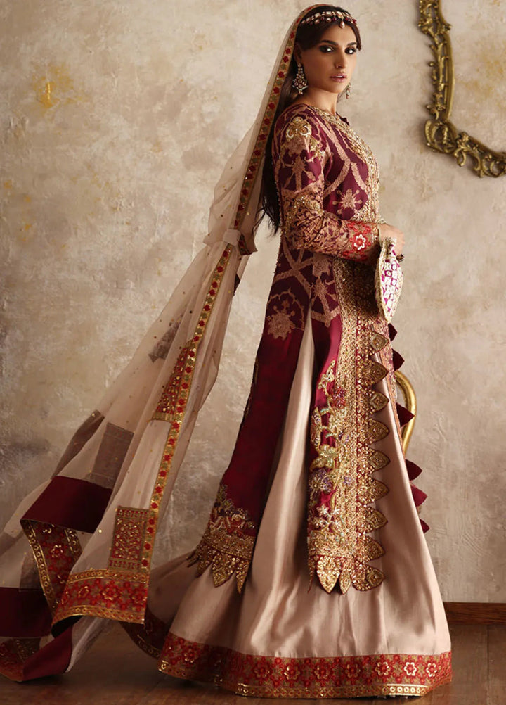 Shamaeel Ansari Pret Embroidered Silk 3 Piece EQ-02