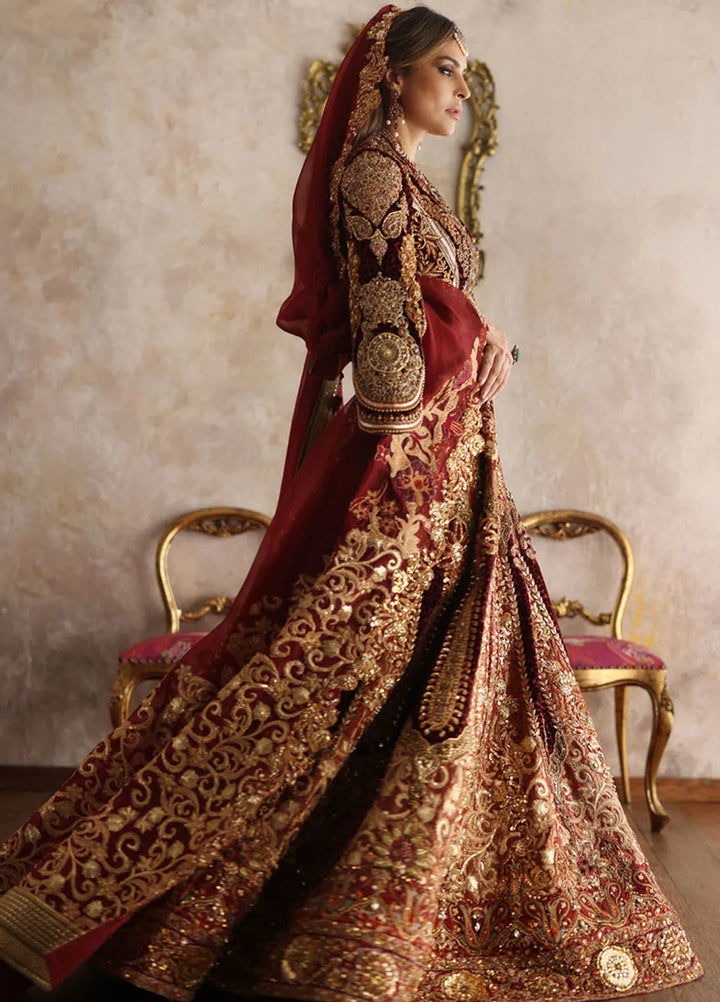 Shamaeel Ansari Pret Embroidered Silk 3 Piece EQ-04