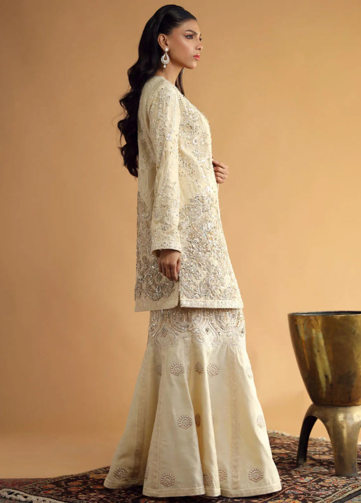 Shamaeel Ansari Pret Embroidered Silk 3 Piece Suit DC-01