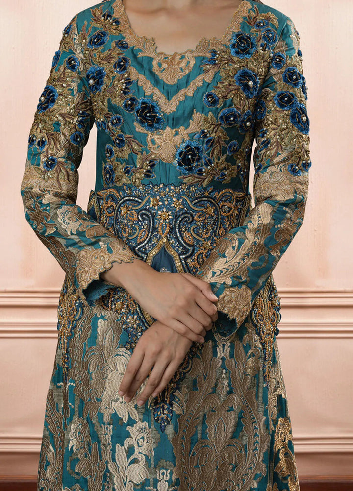 Shamaeel Ansari Pret Embroidered Silk Kaftan TRE-15