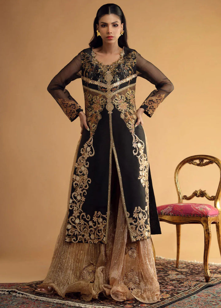 Shamaeel Ansari Pret Embroidered Silk Organza 3 Piece Suit DC-04