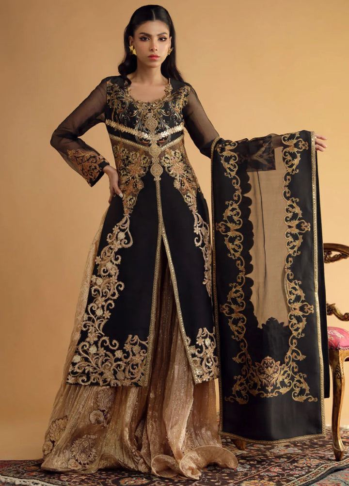 Shamaeel Ansari Pret Embroidered Silk Organza 3 Piece Suit DC-04