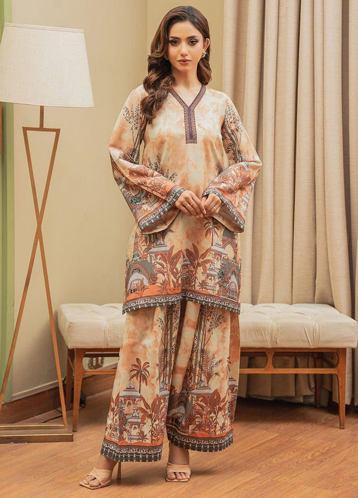 Shamaeel Ansari Pret Printed Khaddi Silk 2 Piece Suit ECK-25