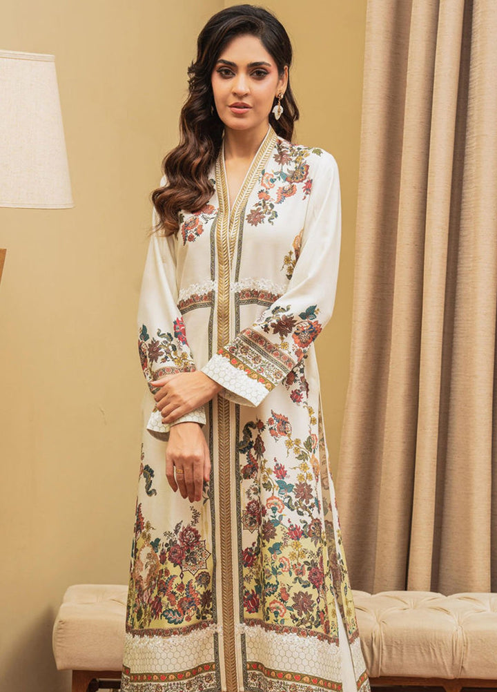 Shamaeel Ansari Pret Printed Khaddi Silk 2 Piece Suit ECK-26