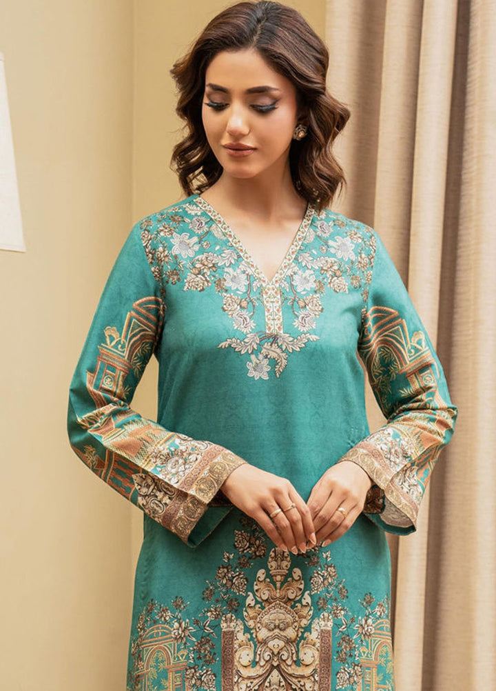 Shamaeel Ansari Pret Printed Khaddi Silk 2 Piece Suit ECK-27