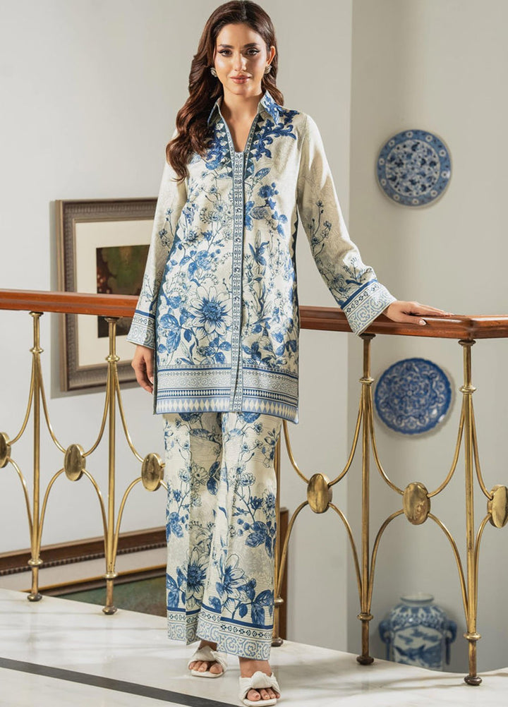 Shamaeel Ansari Pret Printed Khaddi Silk 2 Piece Suit ECK-28