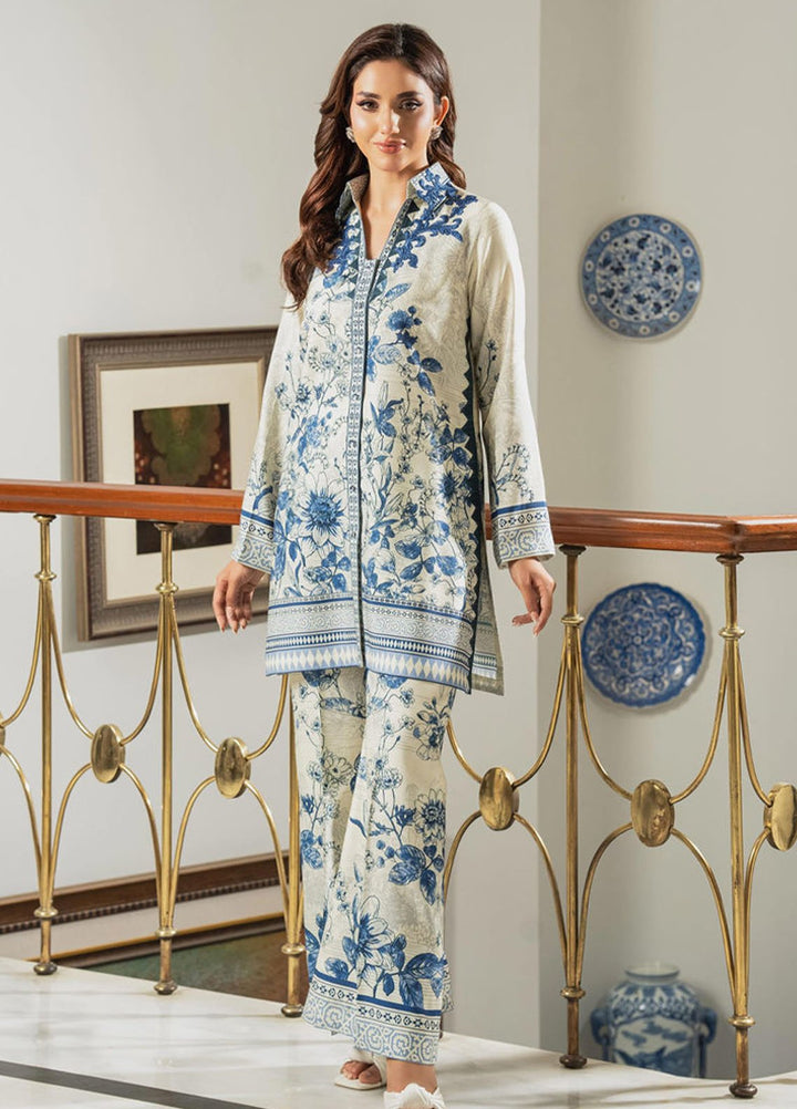 Shamaeel Ansari Pret Printed Khaddi Silk 2 Piece Suit ECK-28