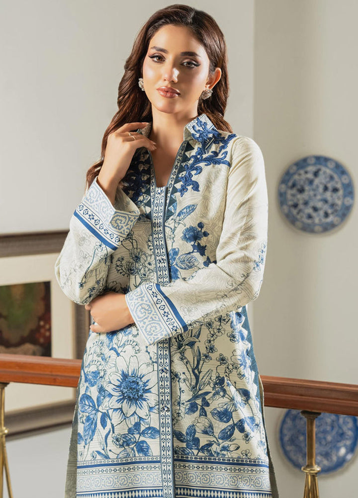 Shamaeel Ansari Pret Printed Khaddi Silk 2 Piece Suit ECK-28