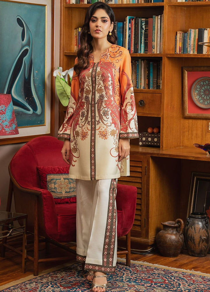 Shamaeel Ansari Pret Printed Khaddi Silk 2 Piece Suit ECK-29