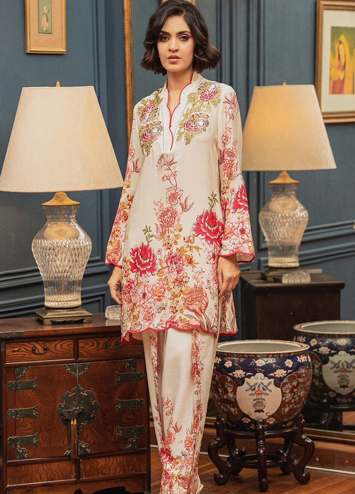 Shamaeel Ansari Pret Printed Khaddi Silk 2 Piece Suit ECK-33