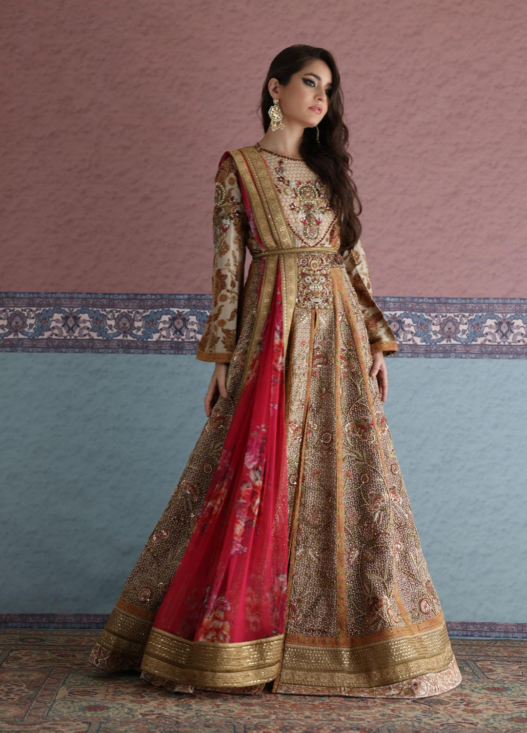 Shamaeel Ansari Luxury Pret  Silk Shirt TS-03