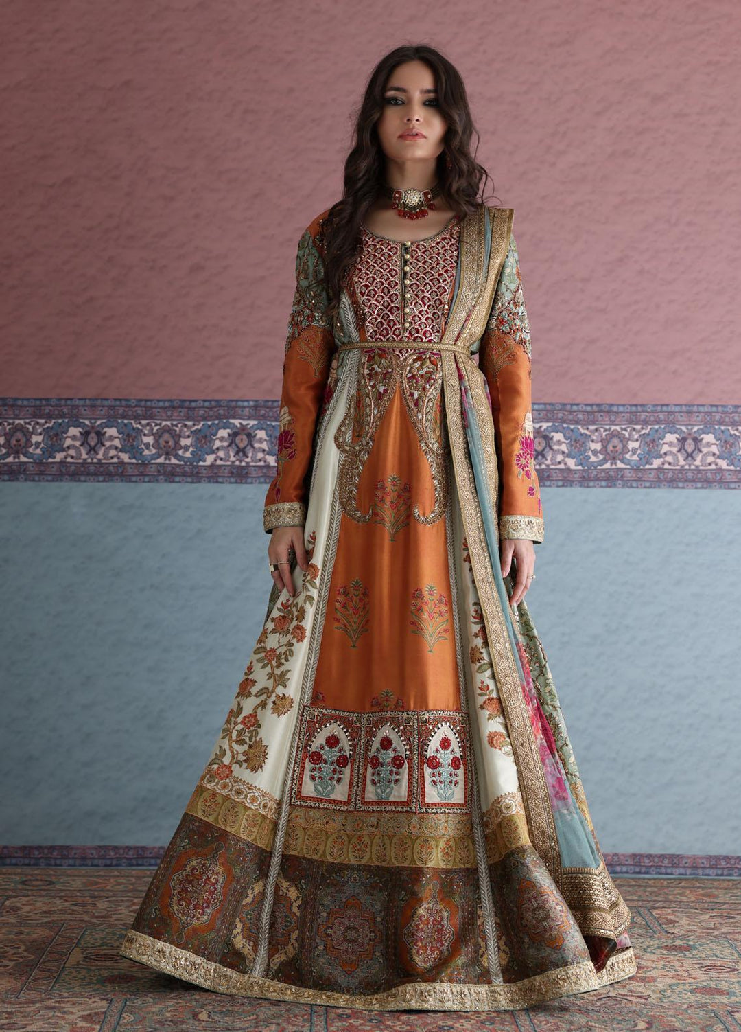 Shamaeel Ansari Luxury Pret  Raw Silk Shirt TS-04