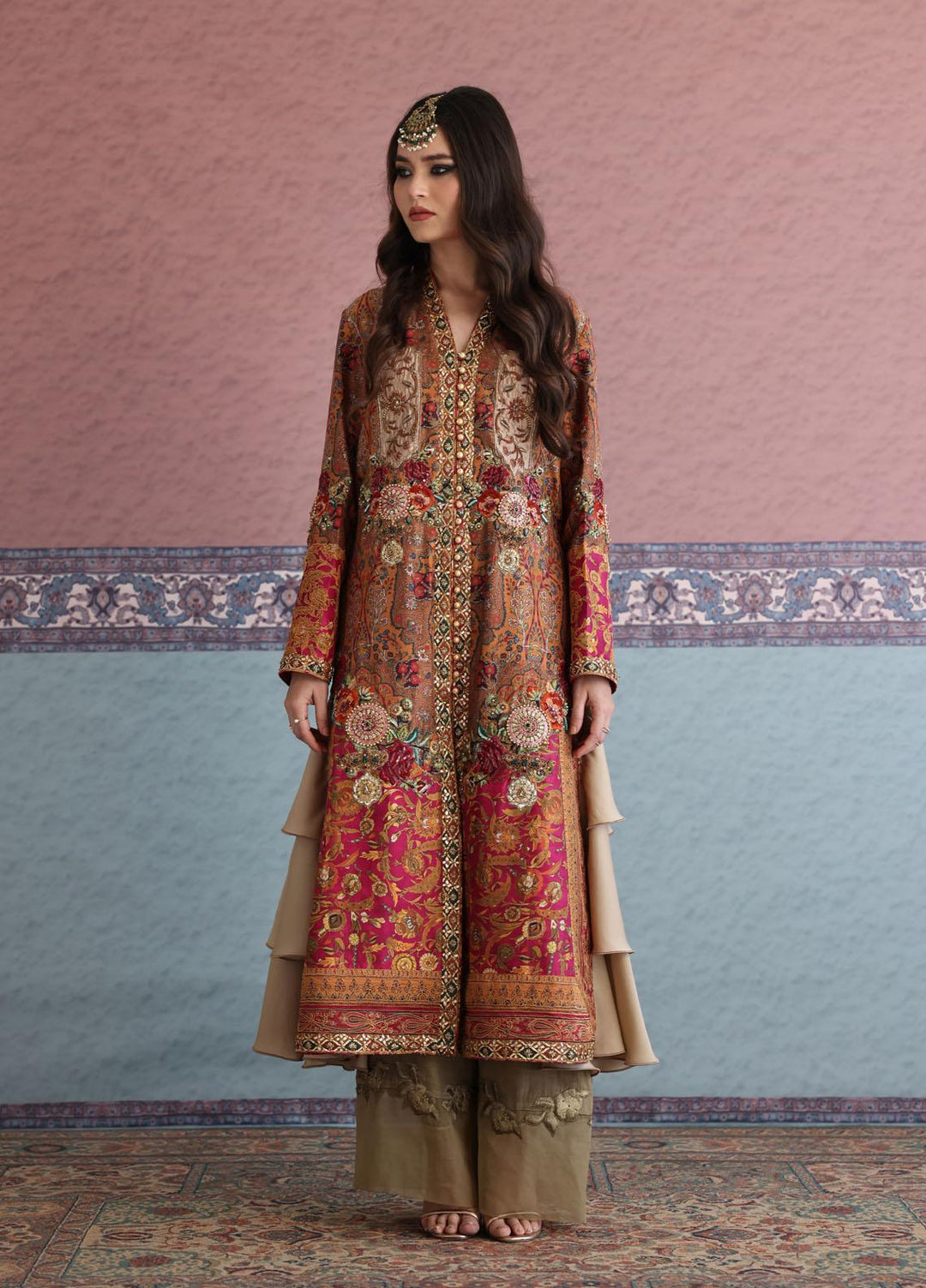 Shamaeel Ansari Luxury Pret  Raw Silk Shirt TS-10