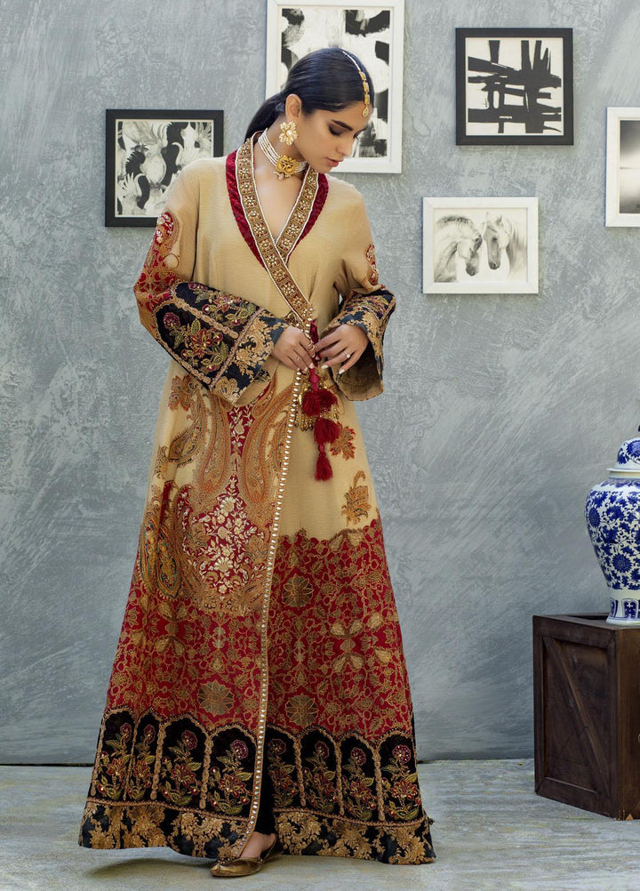 Shamaeel Ansari Luxury Pret  Silk Shirt SW-NV 3