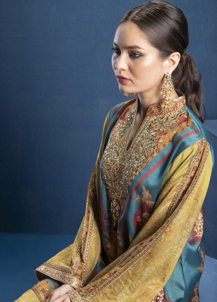 Shamaeel Ansari Luxury Pret  Silk Shirt SMA22SL S-04