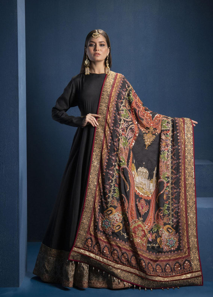 Shamaeel Ansari Luxury Pret  Silk Shirt SMA22SL S-08