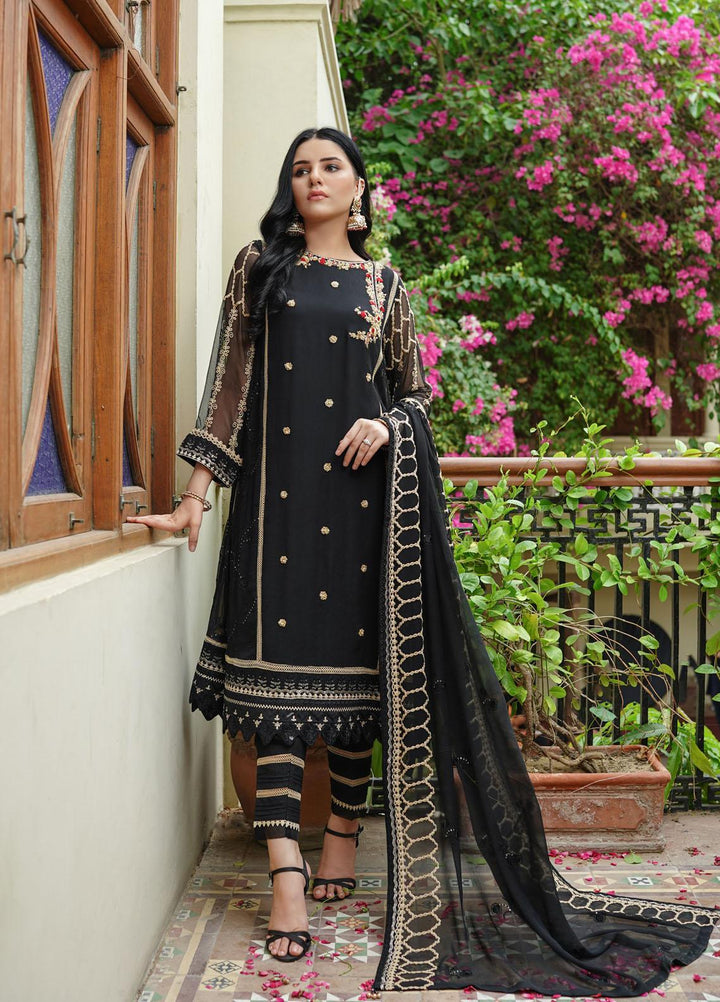 Shamooz Ready to Wear  Chiffon 3 Piece Dress SHM22DW SEM-0315 Siham