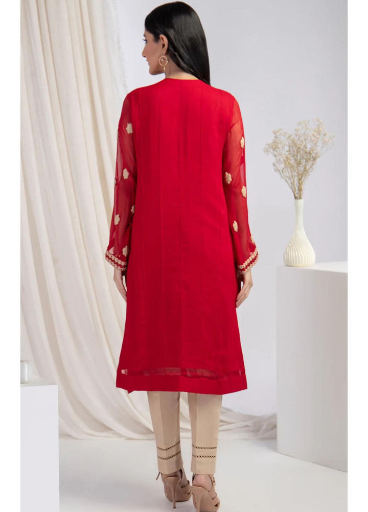 Shamooz Luxury Pret  Chiffon Shirt SHM22LC SHK-025 Red