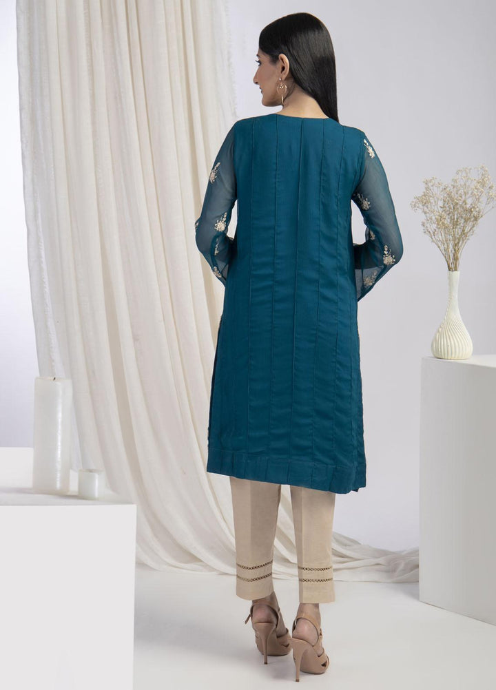 Shamooz Luxury Pret  Chiffon Shirt SHM22LC SHK-027 Deep Green