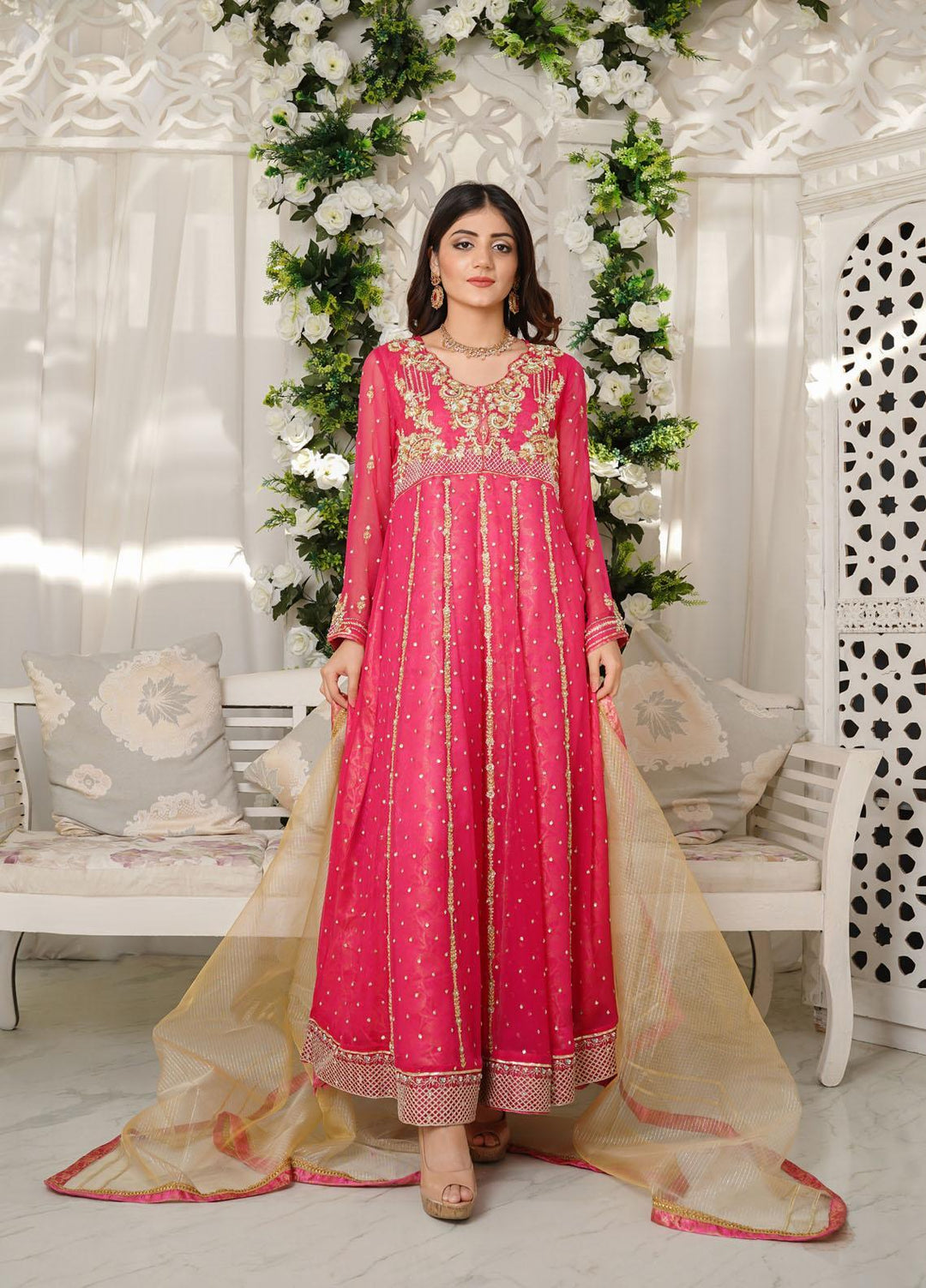 Shamooz Luxury Pret  Chiffon 3 Piece Dress SHM23MP Reema / SEM-0376