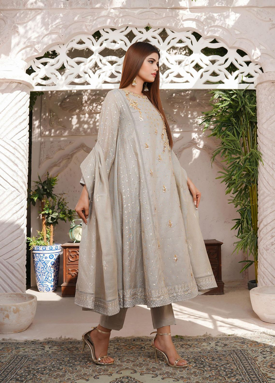 Shamooz Luxury Pret  Missouri 3 Piece Dress SHM23MP Marvel/SEM-0377