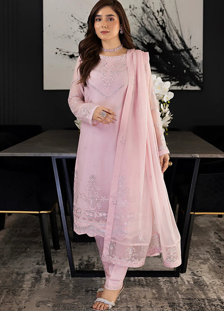 Shamooz Pret Embroidered Chiffon 3 Piece Suit Primrose SEM-0743