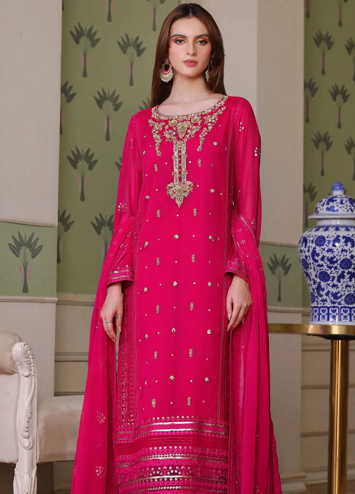 Shamooz Pret Embroidered Chiffon 3 Piece Suit Selin Sem-0726
